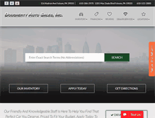 Tablet Screenshot of doughertyautosales.com